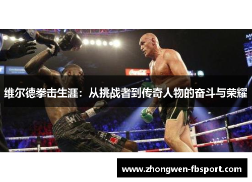 维尔德拳击生涯:从挑战者到传奇人物的奋斗与荣耀 维尔德拳击生涯:从挑战者到传奇人物的奋斗与荣耀